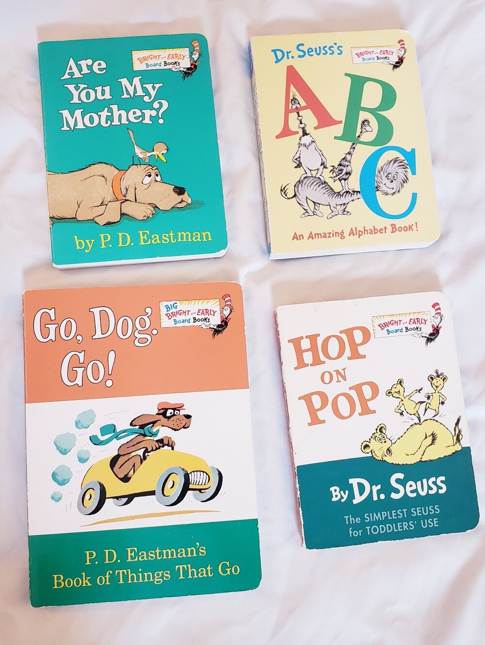 Set of 4 Classic Kids Board Books — Dr. Seuss & P.D. Eastman